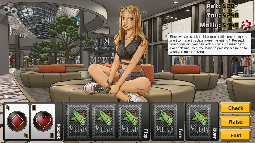 Скриншот 3 к игре Fashion Holiday: A Game of Texas Hold 'Em