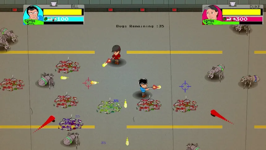 Скриншот 1 к игре Exterminators of Saturn
