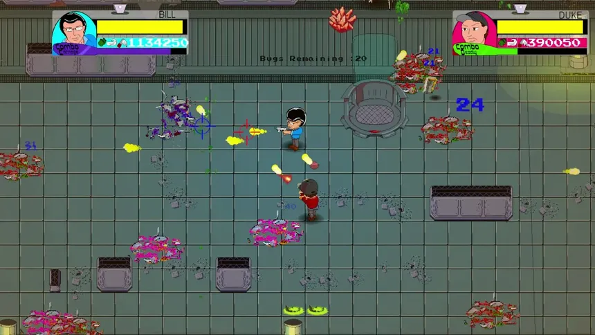 Скриншот 4 к игре Exterminators of Saturn