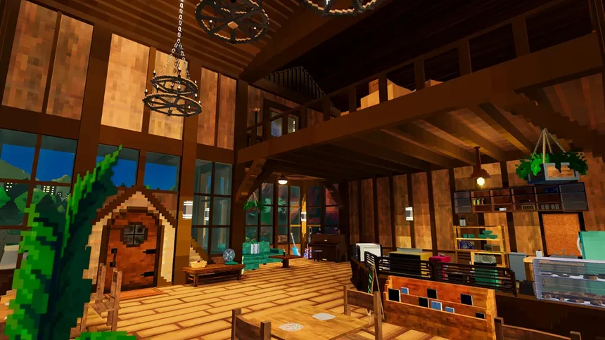 Скриншот 1 к игре Cozy Cabin: Coffee Boutique