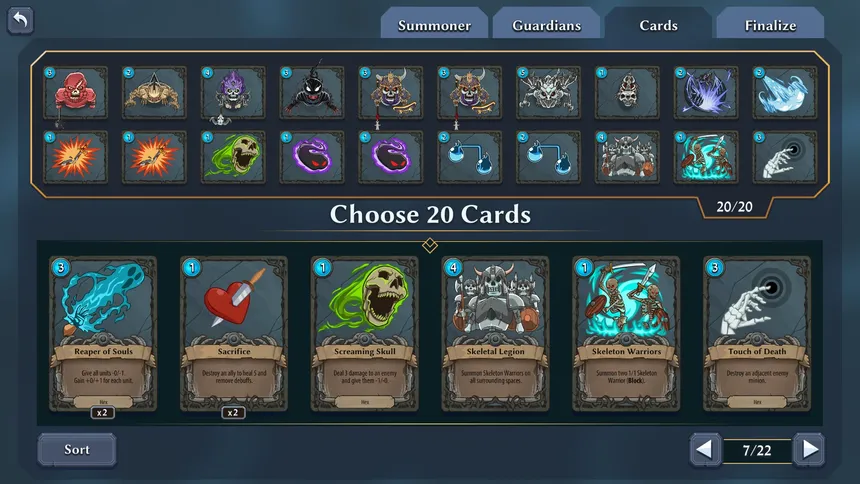 Скриншот 3 к игре Abalon Arena: Multiplayer Card Tactics