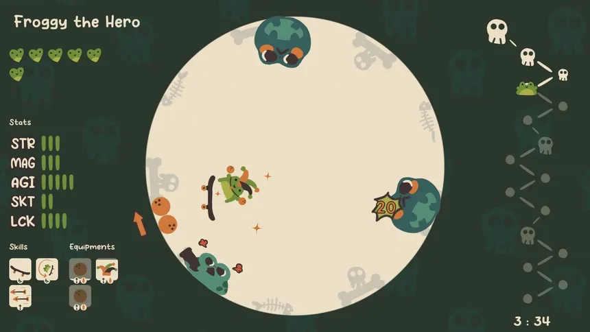 Скриншот 2 к игре Froggy's Battle
