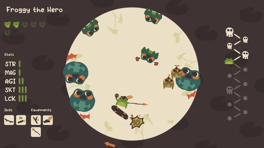 Скриншот 5 к игре Froggy's Battle