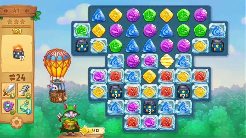 Скриншот 3 к игре Strongblade - Puzzle Quest and Match-3 Adventure