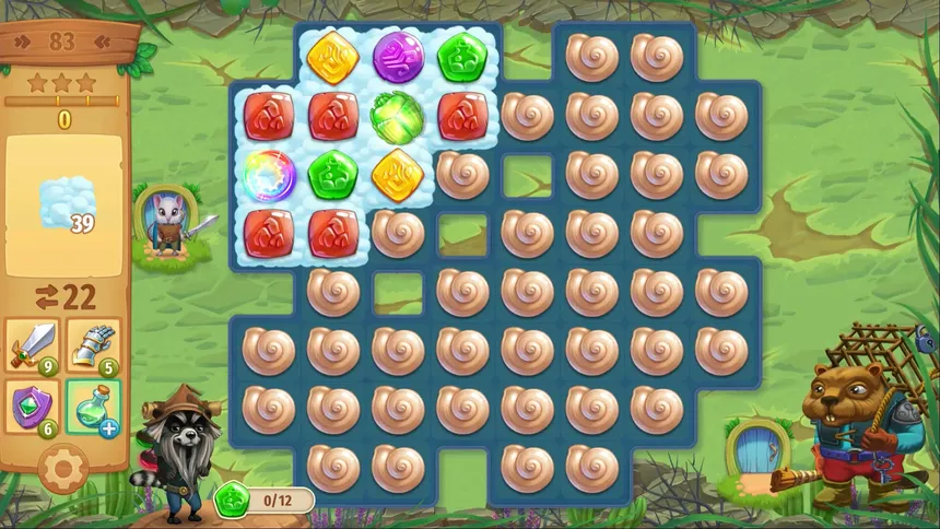 Скриншот 7 к игре Strongblade - Puzzle Quest and Match-3 Adventure