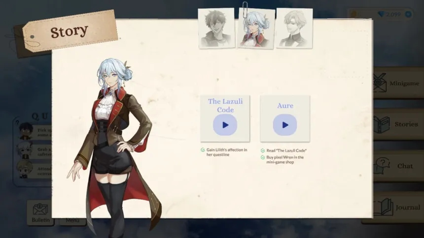 Скриншот 5 к игре Untold Atlas: otome sim inspired by expedition adventures
