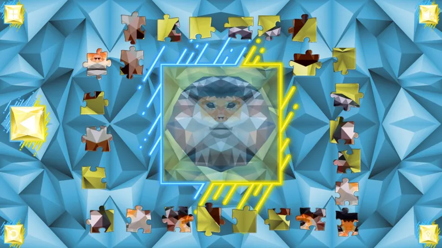 Скриншот 3 к игре Poly Jigsaw: Primates