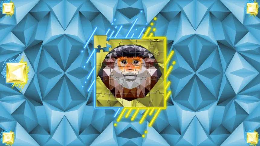 Скриншот 4 к игре Poly Jigsaw: Primates