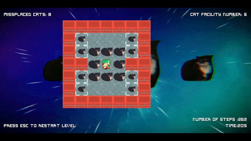 Скриншот 1 к игре Push That Cat!!