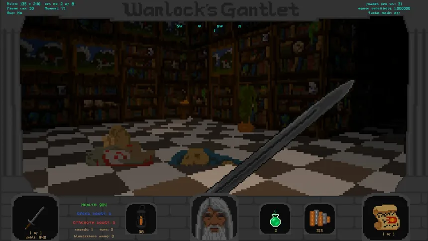 Скриншот 1 к игре Warlock's Gantlet