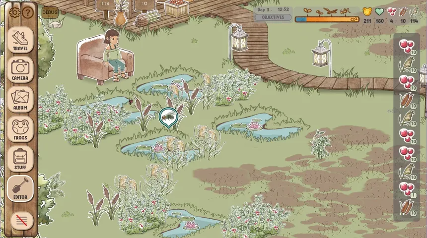 Скриншот 3 к игре Kamaeru: A Frog Refuge