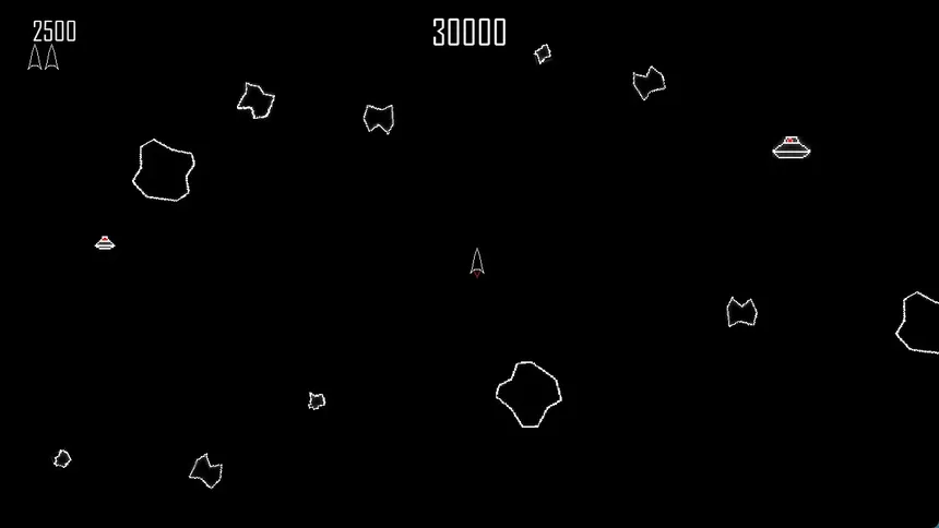 Скриншот 1 к игре Vectoroids