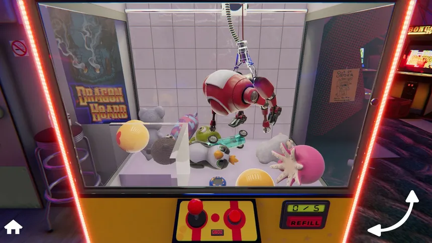 Скриншот 2 к игре Claw Machine Sim (Автомат с игрушками)