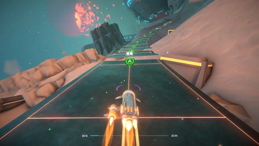 Скриншот 2 к игре Invector: Rhythm Galaxy