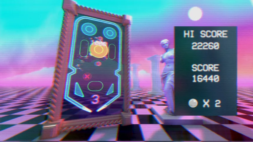 Скриншот 7 к игре Vaporwave Pinball