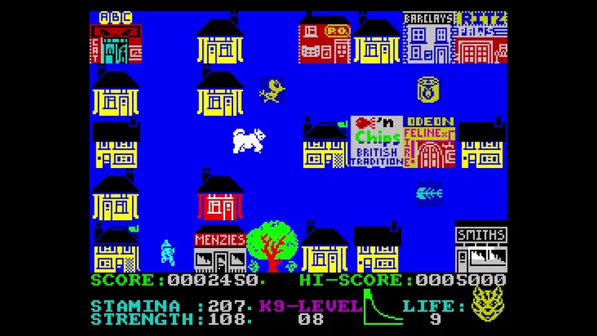 Скриншот 1 к игре Paws (CPC/Spectrum)
