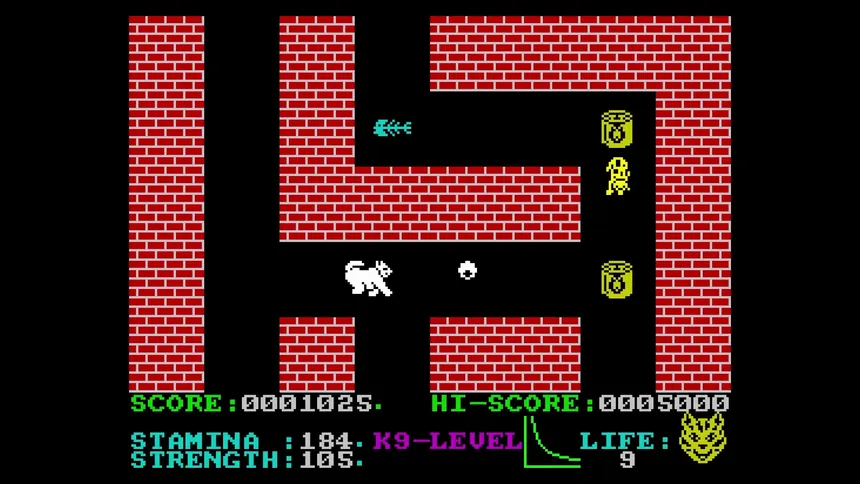 Скриншот 2 к игре Paws (CPC/Spectrum)