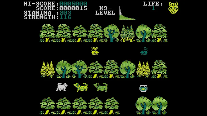 Скриншот 3 к игре Paws (CPC/Spectrum)