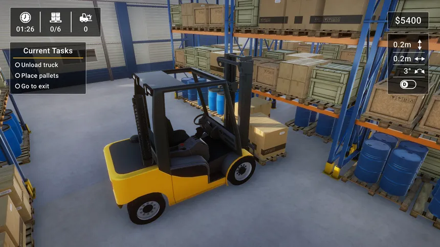 Скриншот 3 к игре Forklift Simulator 2023