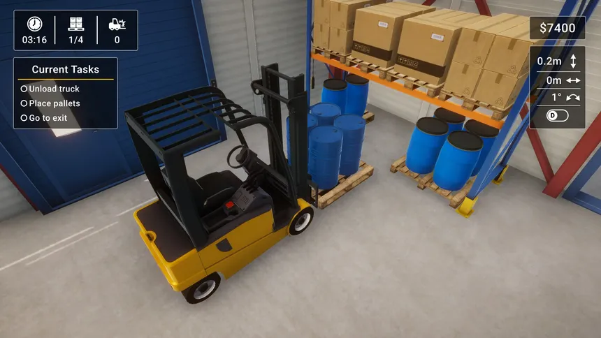Скриншот 6 к игре Forklift Simulator 2023
