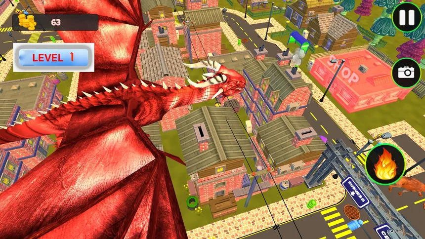 Скриншот 2 к игре Fly Fly Dragon!