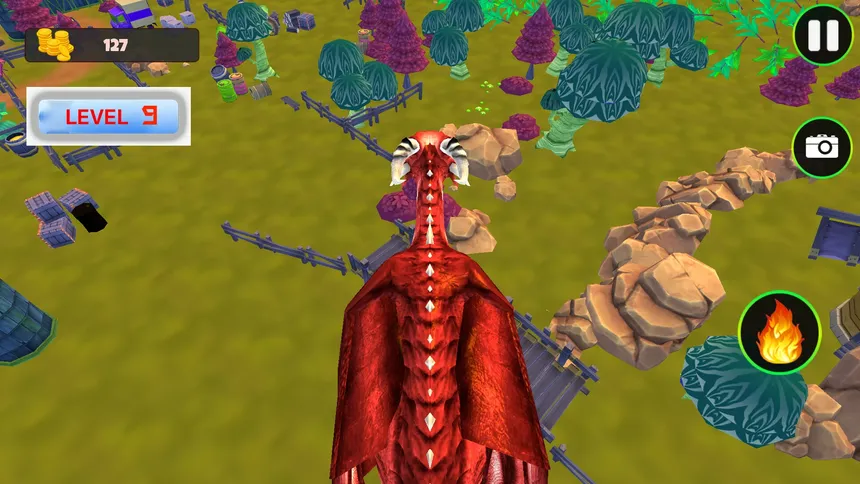 Скриншот 7 к игре Fly Fly Dragon!