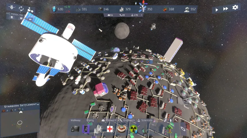 Скриншот 1 к игре Asteroid Colony