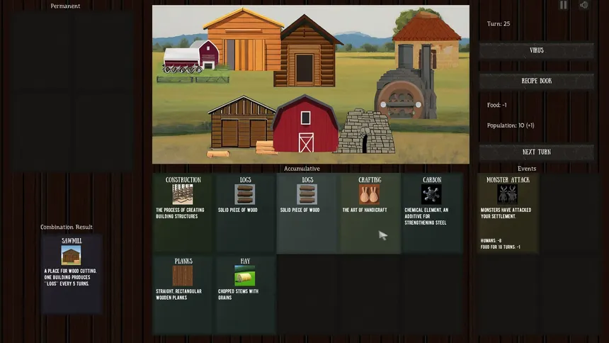 Скриншот 1 к игре Village & Monsters