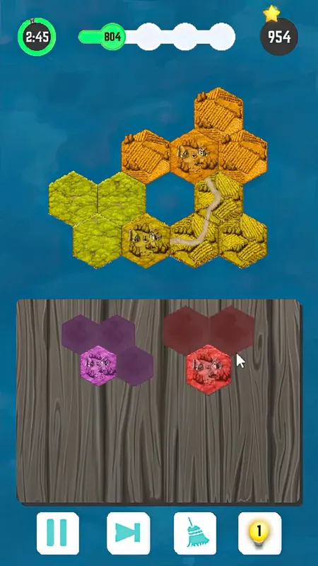Скриншот 2 к игре Hexa Puzzle Saga