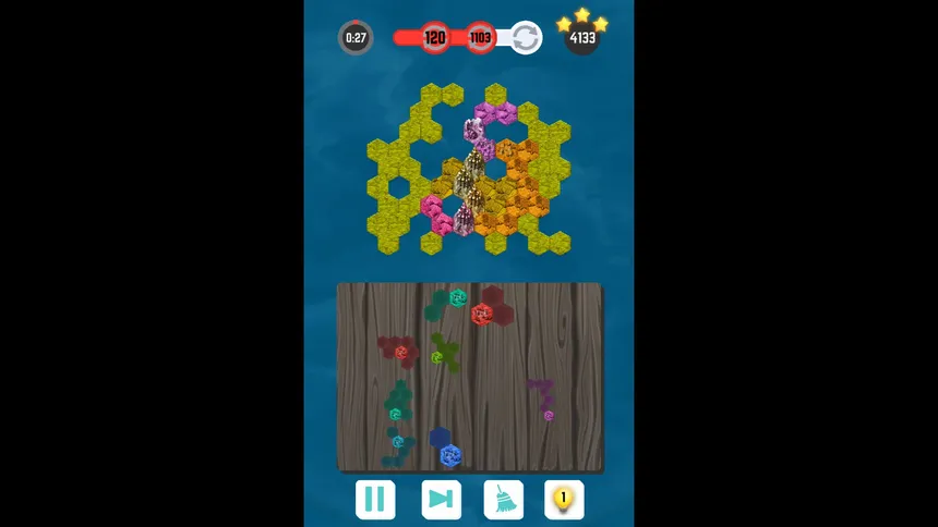 Скриншот 7 к игре Hexa Puzzle Saga