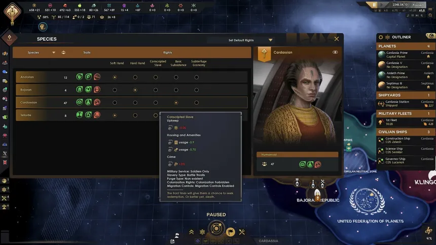 Скриншот 4 к игре Star Trek: Infinite