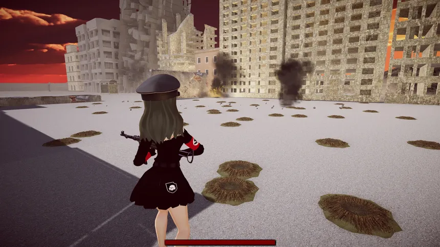 Скриншот 2 к игре Hitler Waifu