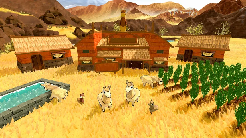 Скриншот 1 к игре Llamalandia