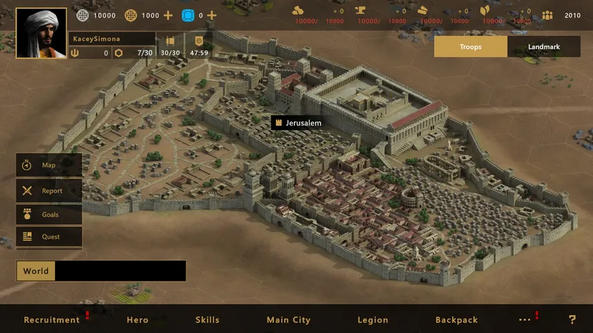 Скриншот 2 к игре Sand Tanble War: The Crusandes