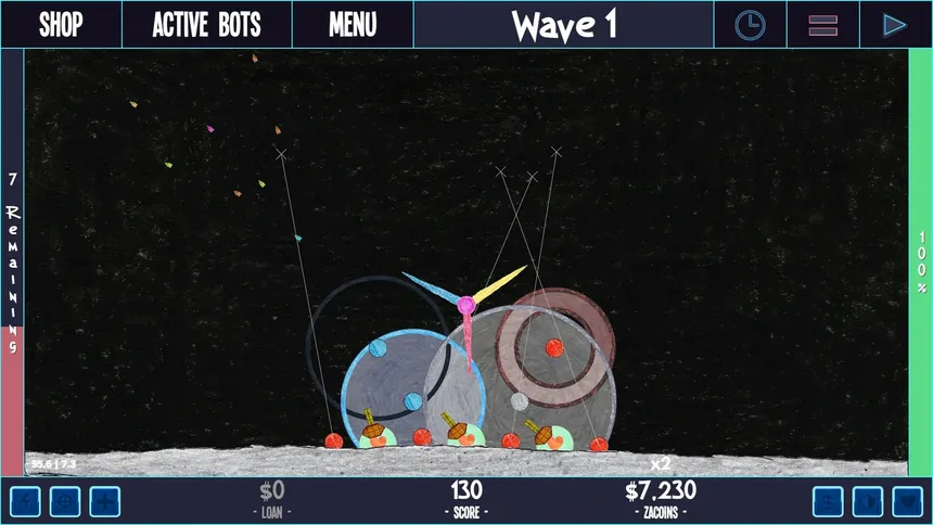Скриншот 2 к игре ZaciSa: Defense of the Crayon Dimension!