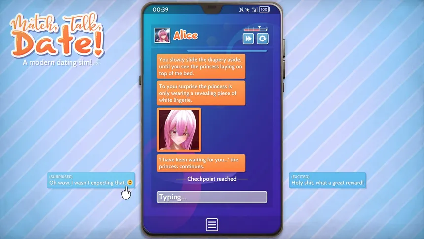 Скриншот 2 к игре Match, Talk, Date! - A modern dating sim!