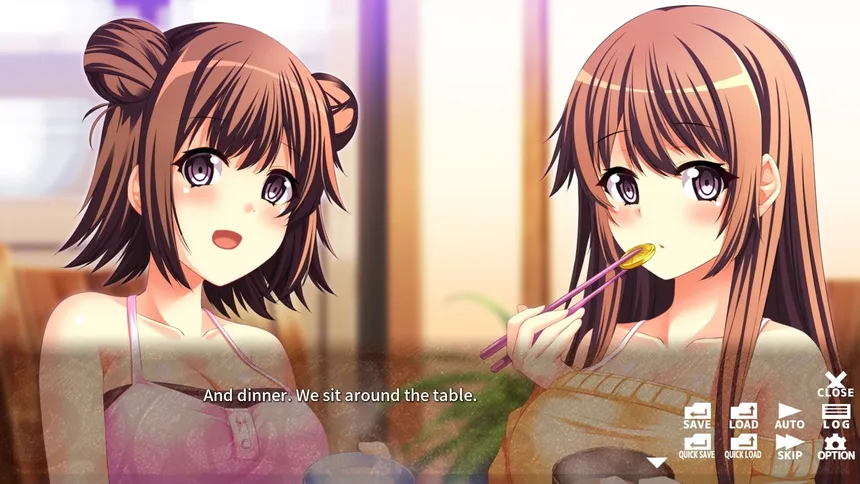 Скриншот 1 к игре 美人姉妹と入れ替わり生活 -Becoming Your Beautiful Cousin-