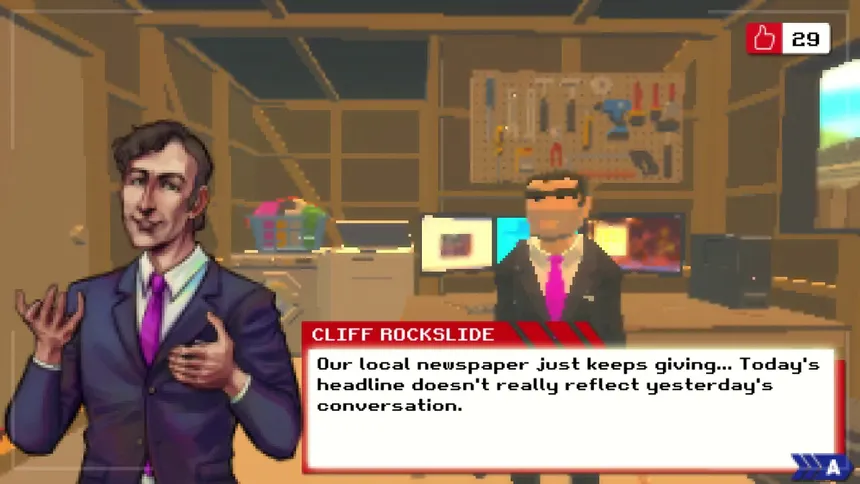 Скриншот 4 к игре Local News with Cliff Rockslide