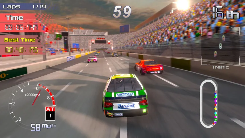 Скриншот 3 к игре Speedway Racing