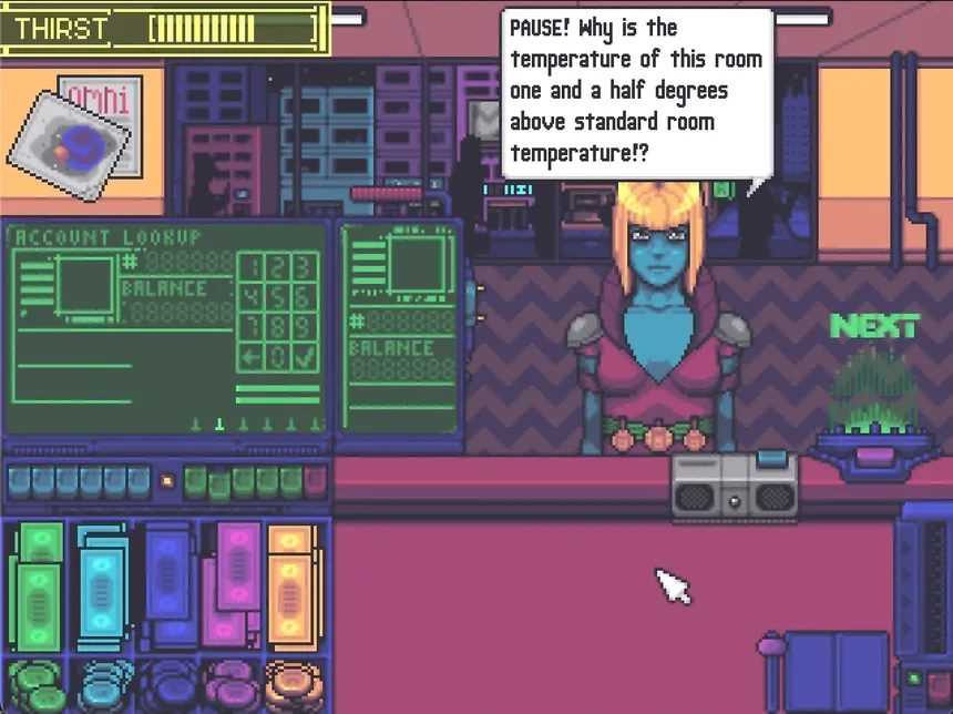 Скриншот 2 к игре BANKWAVE: Neon Networth
