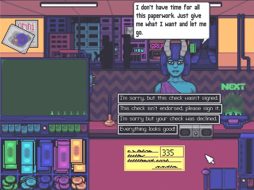 Скриншот 4 к игре BANKWAVE: Neon Networth