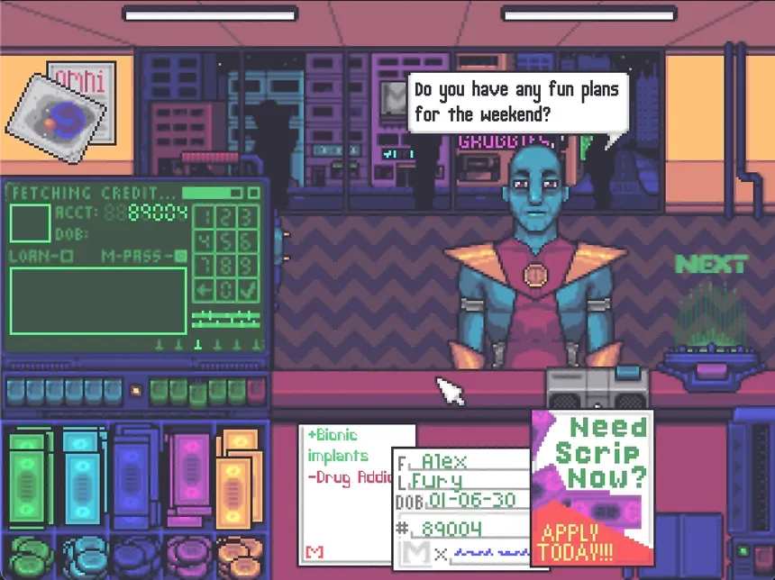 Скриншот 5 к игре BANKWAVE: Neon Networth