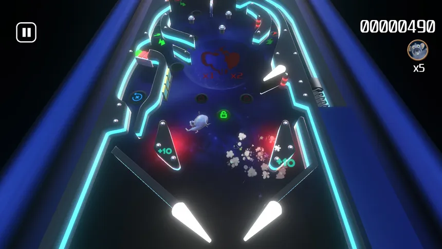 Скриншот 2 к игре Fat Rat Pinball