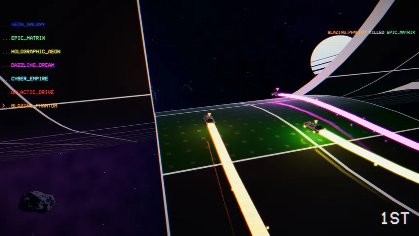 Скриншот 2 к игре Outrunner: Neon Nights