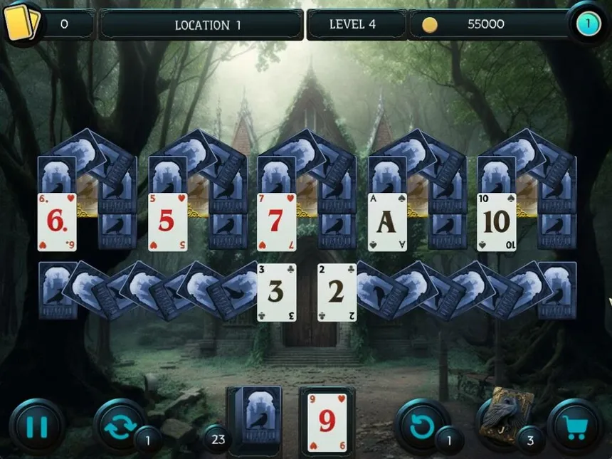 Скриншот 1 к игре Mystery Solitaire. The Black Raven 5
