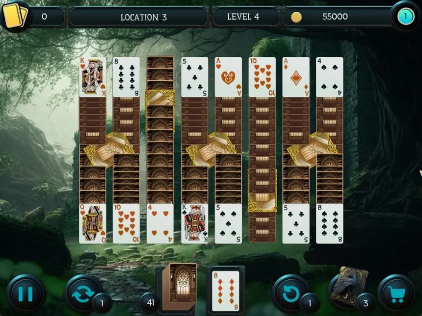 Скриншот 3 к игре Mystery Solitaire. The Black Raven 5