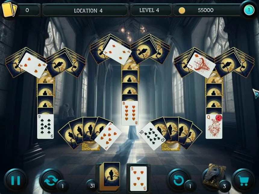 Скриншот 4 к игре Mystery Solitaire. The Black Raven 5