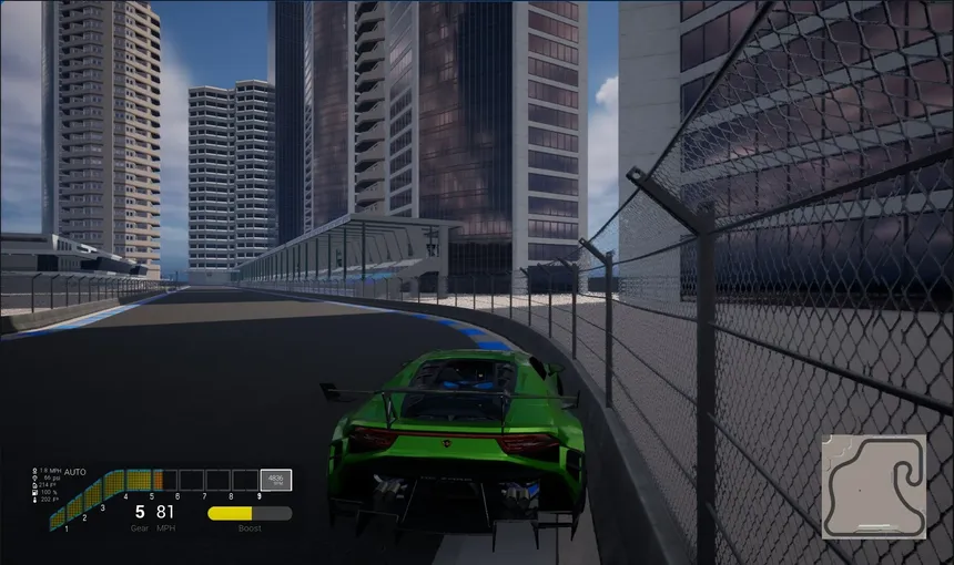 Скриншот 1 к игре MetaRides Racing