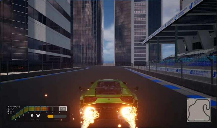 Скриншот 4 к игре MetaRides Racing
