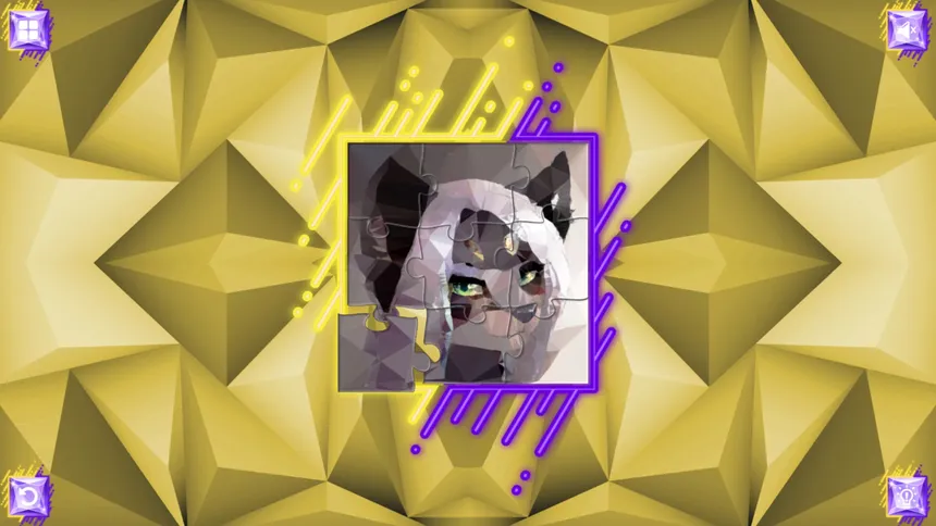 Скриншот 2 к игре Poly Jigsaw: Furries
